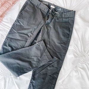 J Crew Women’s Frankie Stretch Pant Gray Size 6